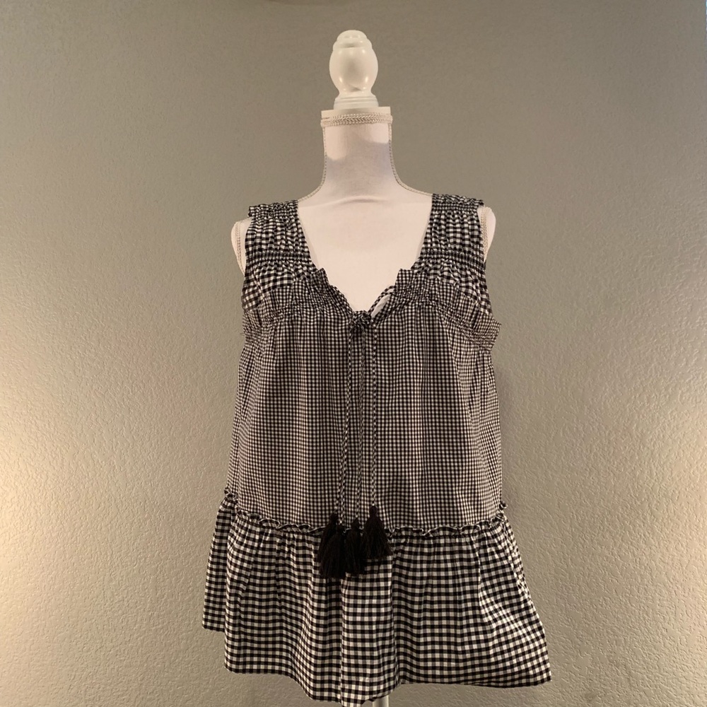 Derek Lam 10 Crosby Gingham Blouse